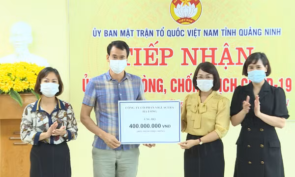 Thêm 1,3 tỷ đồng ủng hộ Quỹ phòng, chống dịch bệnh Covid-19