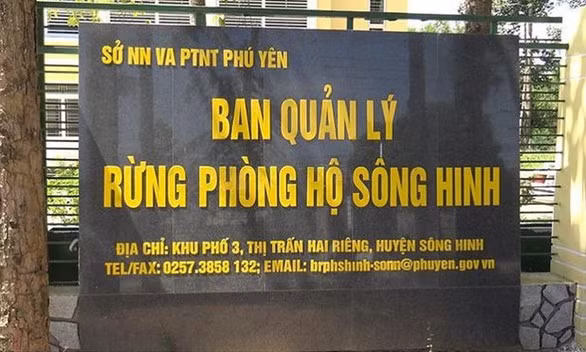 Khởi tố nguyên Phó Giám đốc Ban quản lý rừng phòng hộ Sông Hinh