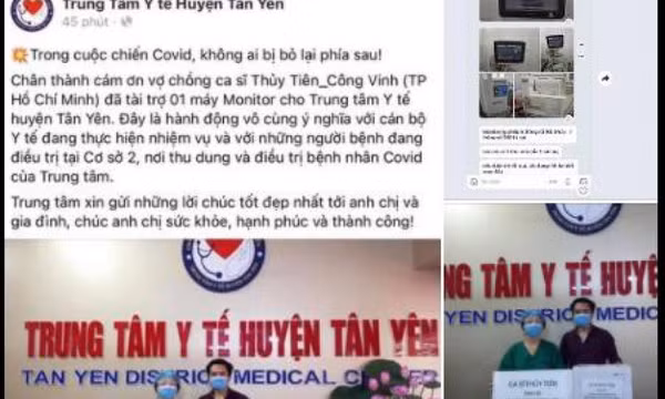 Thuỷ Tiên công khai hình ảnh gửi tặng thiết bị y tế cho Bắc Giang