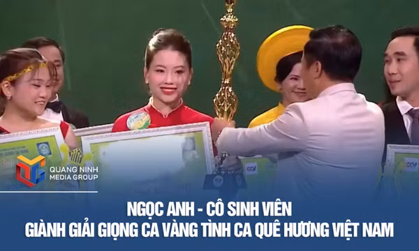 Ngọc Anh - cô sinh viên giành giải Giọng ca vàng Tình ca quê hương Việt Nam