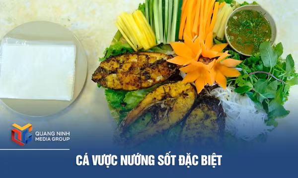 Cá vược nướng sốt đặc biệt