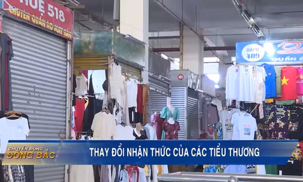 Thay đổi nhận thức của các tiểu thương