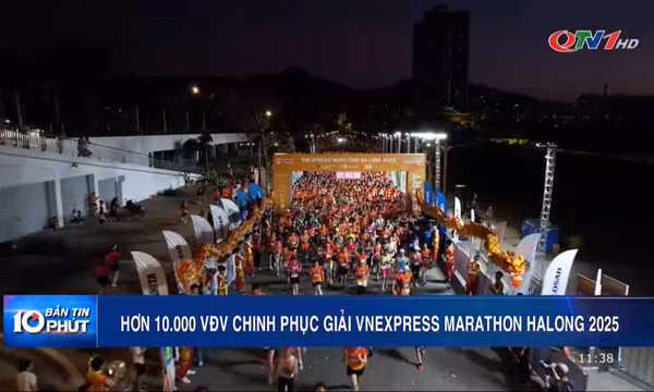 Hơn 10.000 runner chinh phục giải VnExpress Marathon Hạ Long 2025 