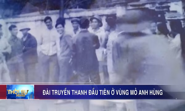 Đài truyền thanh đầu tiên ở Vùng mỏ anh hùng