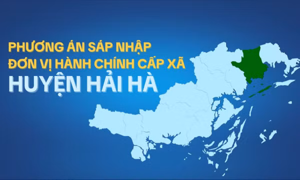 Phương án sắp xếp đơn vị hành chính cấp xã của huyện Hải Hà