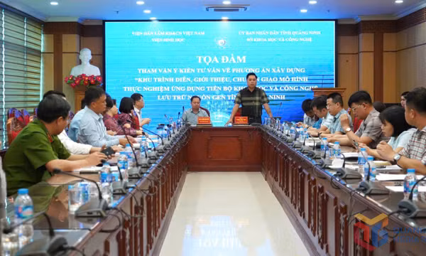 Tọa đàm xây dựng “Khu trình diễn, giới thiệu, chuyển giao mô hình thực nghiệm ứng dụng tiến bộ KHCN, lưu trữ nguồn gen tỉnh Quảng Ninh”
