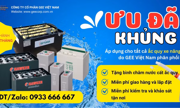 Phân loại Ắc quy xe nâng điện phổ biến: Mua loại nào phù hợp?