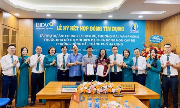 BIDV Hạ Long tài trợ tín dụng Công trình chung cư Monbay TV