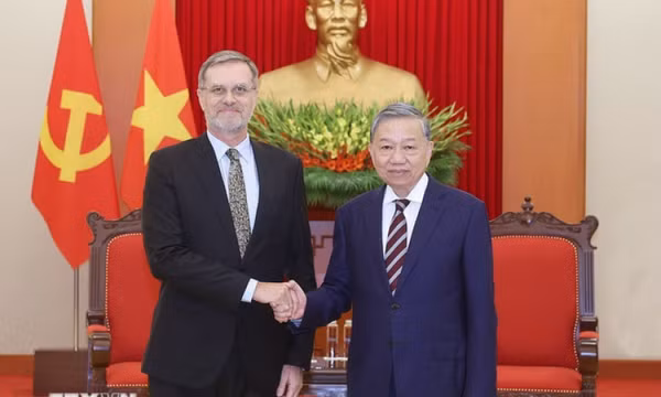 Tổng Bí thư Tô Lâm: Thúc đẩy mạnh mẽ thương mại song phương Việt Nam-Pháp