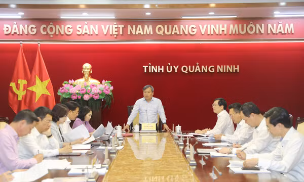 Ban Thường vụ Tỉnh ủy cho ý kiến về đề xuất đặt tên đơn vị hành chính cấp xã mới