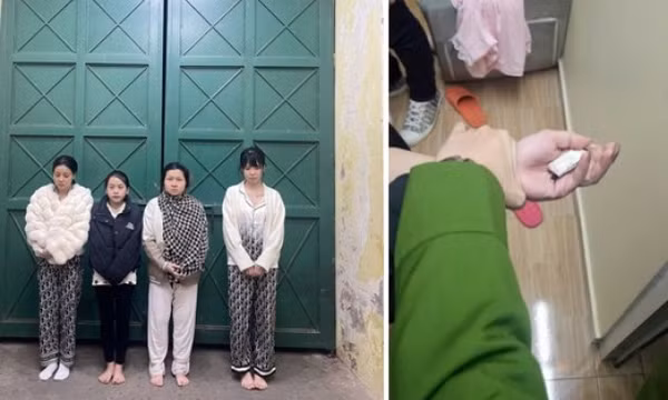 Bắt quả tang 4 nữ quái mở tiệc ma túy tại gia ở Hải Phòng