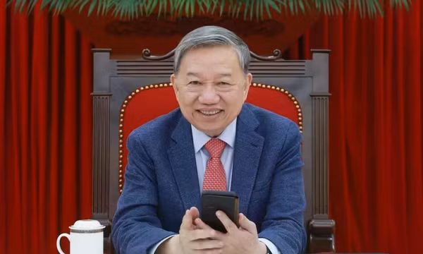 Tổng Bí thư Tô Lâm điện đàm với Tổng thống Hoa Kỳ Donald J.Trump