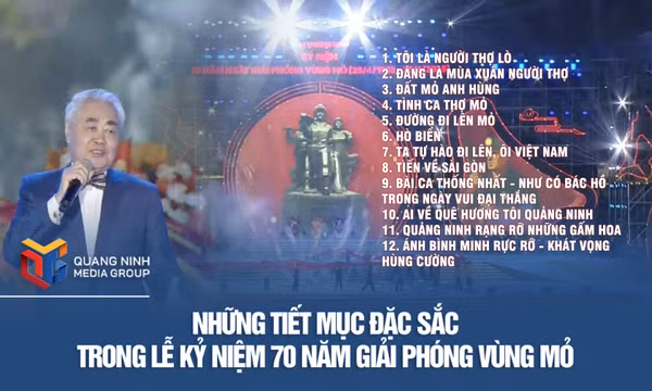 Những tiết mục đặc sắc trong Lễ kỷ niệm 70 năm giải phóng Vùng mỏ