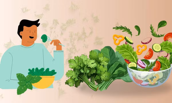 5 loại rau ăn sống tốt cho sức khoẻ