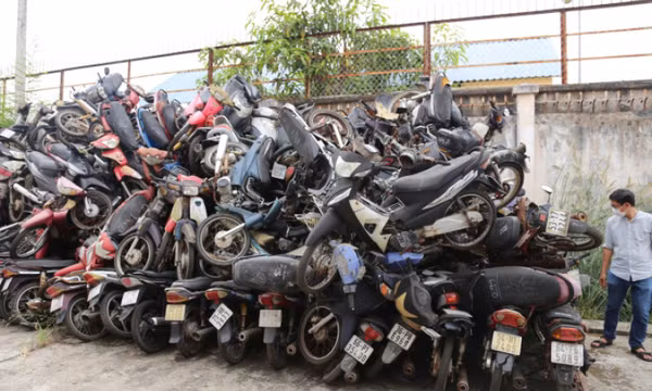 Đề xuất bán phương tiện vi phạm để giảm tải kho bãi