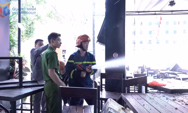 Nổ đường ống dẫn khí gas tại phường Cẩm Trung, TP Cẩm Phả