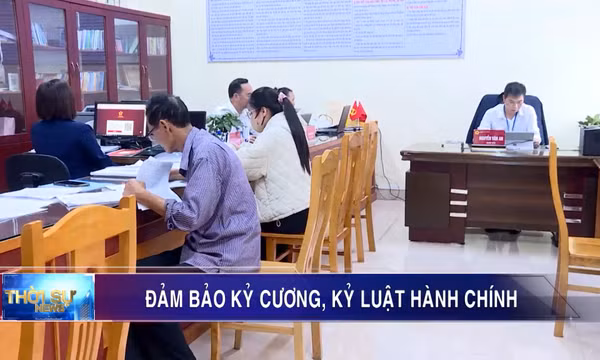 Đảm bảo kỷ cương, kỷ luật hành chính