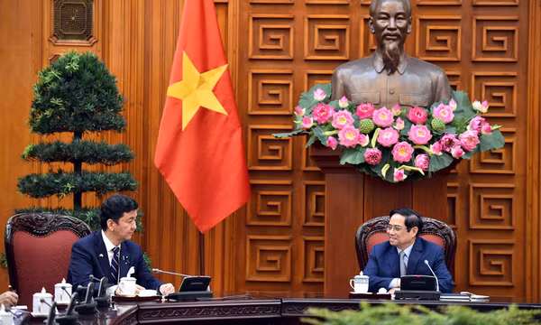 Thủ tướng Phạm Minh Chính tiếp Bộ trưởng Bộ Quốc phòng Nhật Bản