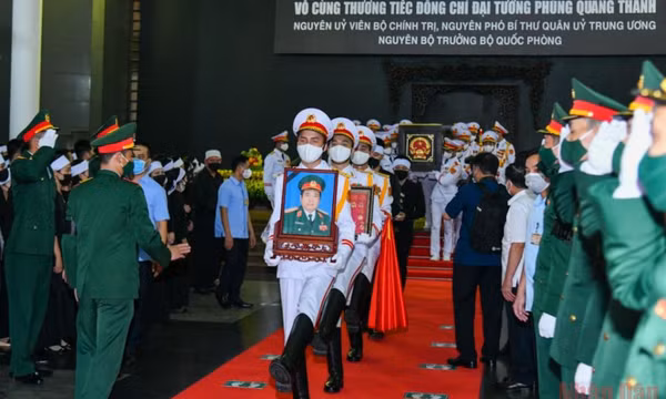 Lời cảm ơn của Ban Tổ chức lễ tang và gia đình Đại tướng Phùng Quang Thanh