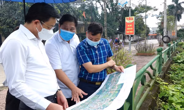 Trưởng Ban Dân vận Tỉnh ủy Nguyễn Văn Hồi kiểm tra tiến độ giải ngân vốn đầu tư công tại huyện Ba Chẽ