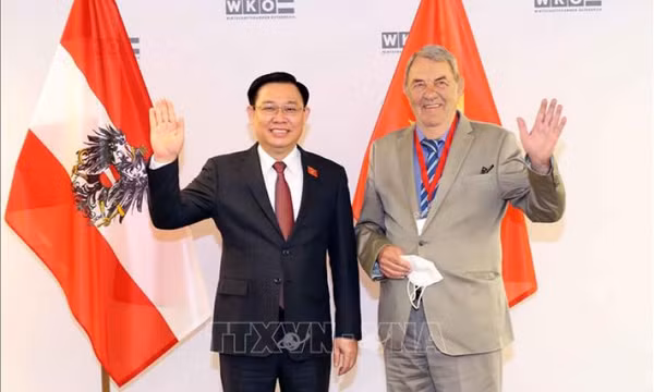 Chủ tịch Quốc hội Vương Đình Huệ tham dự Diễn đàn doanh nghiệp Việt Nam - Áo