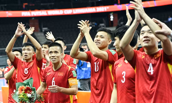 Tuyển futsal Việt Nam nhận thưởng 1 tỷ đồng sau thành tích ấn tượng