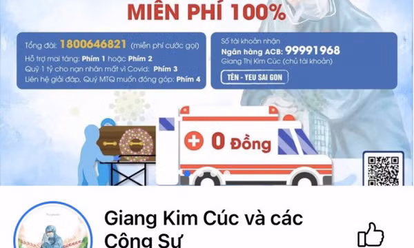 Chủ fanpage "Giang Kim Cúc và các Cộng Sự" bị phạt 10 triệu đồng