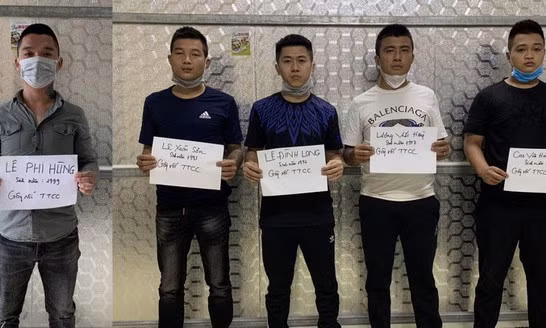 Bắt nhóm đối tượng hỗn chiến, tranh giành bảo kê thị trường mua bán sơn