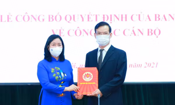 Đồng chí Triệu Tài Vinh giữ chức Phó Trưởng Ban Dân vận Trung ương