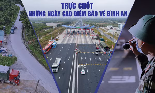 Trực chốt - Những ngày cao điểm bảo vệ bình an