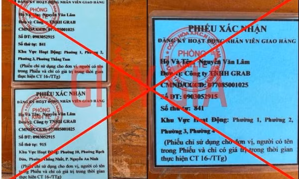Nhân viên giao hàng làm giả giấy tờ để 'thông' chốt