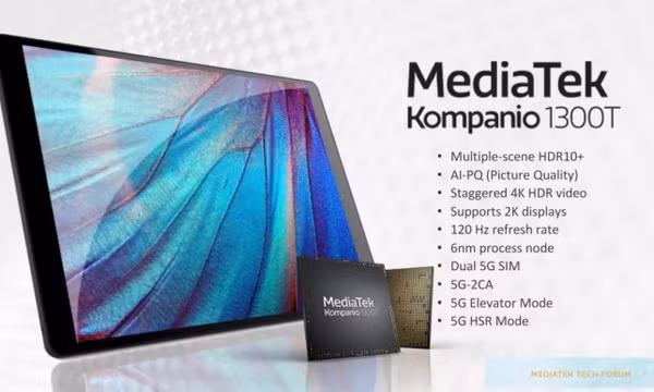 Mediatek ra mắt dòng chip Kompanio mới dành cho máy máy tính bảng và laptop giá rẻ