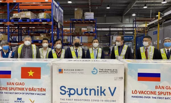 740.000 liều vaccine Sputnik V về Việt Nam