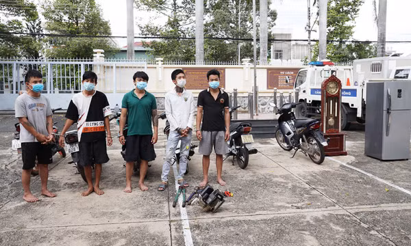 Nhóm “dơi đêm” thực hiện hàng loạt vụ trộm