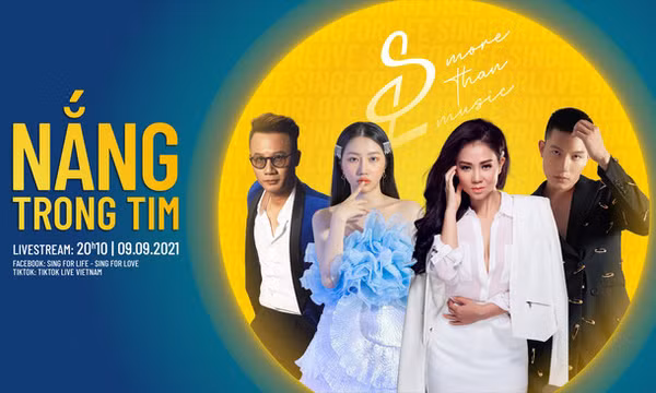 "Sing for life, Sing for love - Hát để sẻ chia" tập 4: Thu Minh, Hoàng Bách, Anh Tú và Orange mang "Nắng trong tim"