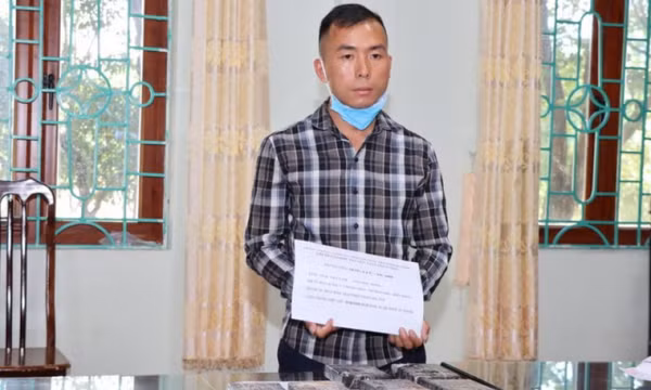 Mang bán 8 bánh heroin sau khi giấu 2 bánh heroin trong rừng