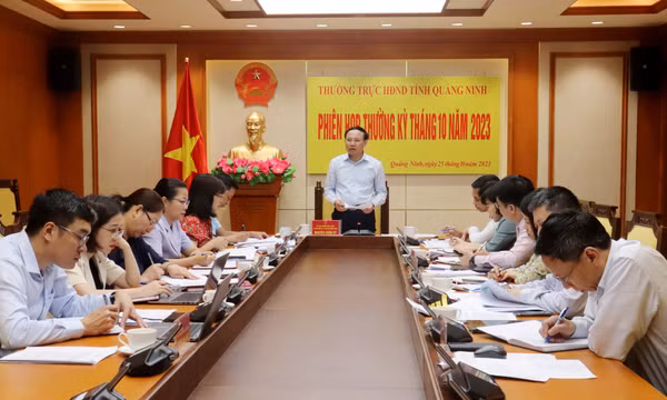 Thường trực HĐND tỉnh họp thường kỳ tháng 10/2023