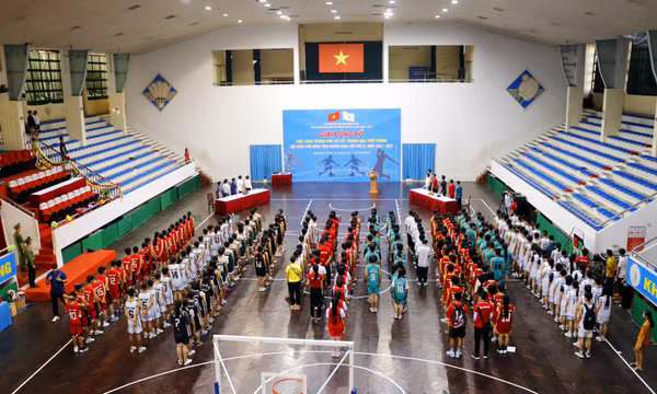 Khai mạc giải Bóng rổ Hội khoẻ Phù Đổng tỉnh lần thứ XI