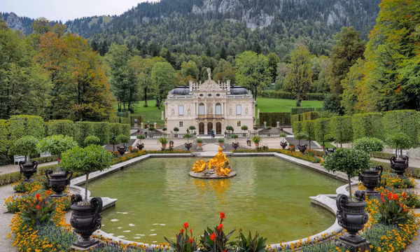 Vẻ đẹp cung điện Linderhof ở miền Nam nước Đức
