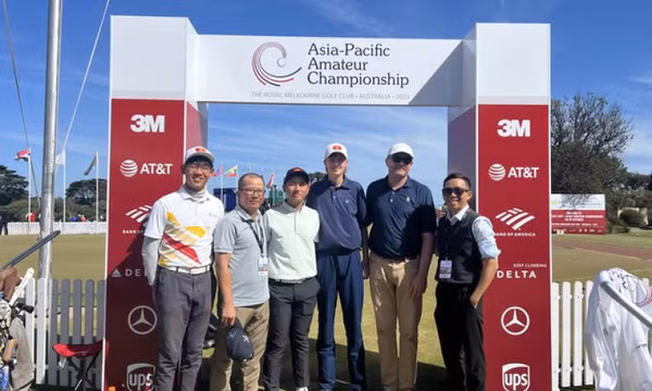 Anh Minh ghi dấu ấn lịch sử cho golf Việt Nam tại giải vô địch nghiệp dư châu Á-Thái Bình Dương