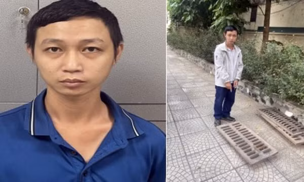 Cựu nhân viên xí nghiệp thoát nước trộm cắp 28 nắp cống mang bán