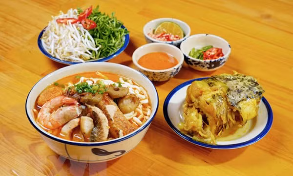 Bún cá cà chơi - tinh túy ẩm thực của người Khmer Nam Bộ
