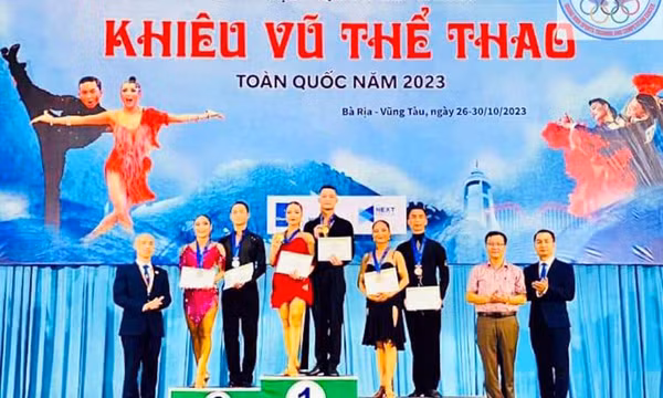 Giải Vô địch quốc gia và Cúp Khiêu vũ thể thao toàn quốc: Quảng Ninh đoạt nhiều HCV