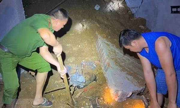 Yên Bái: Sạt lở đất gây sập tường nhà, một cháu bé tử vong