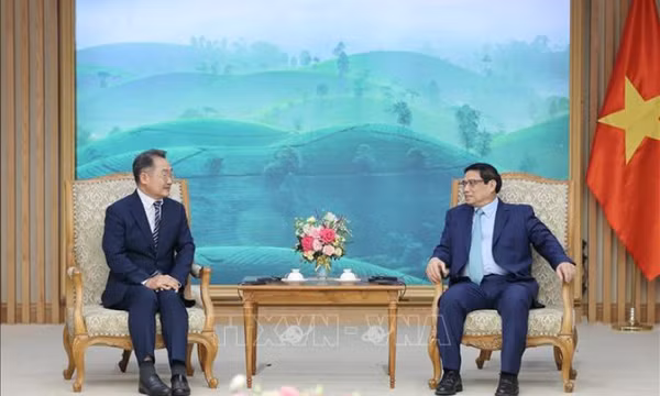 Thủ tướng Phạm Minh Chính tiếp Tổng Giám đốc Tập đoàn Công nghệ Amkor