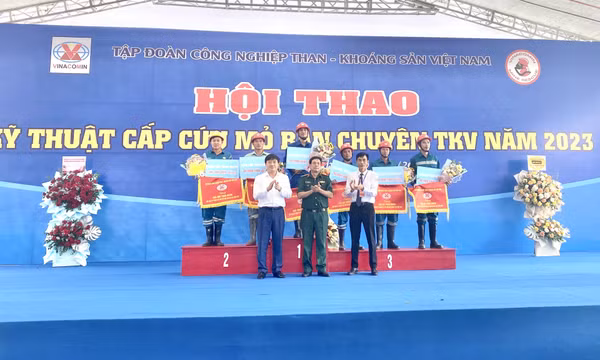 Hội thao Cấp cứu mỏ bán chuyên TKV năm 2023
