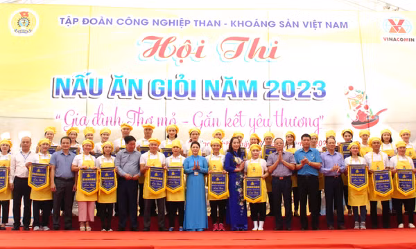 Sôi nổi Hội thi nấu ăn giỏi năm 2023 của Công đoàn Than – Khoáng sản Việt Nam