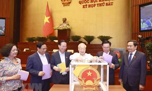 Quốc hội công bố kết quả lấy phiếu tín nhiệm của 44 cá nhân