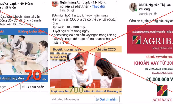 Trăm tên miền giả ngân hàng quen thuộc để lừa đảo