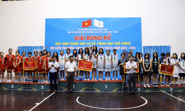 TP Hạ Long giành giải Nhất toàn đoàn Bóng rổ Hội khỏe Phù Đổng lần thứ XI năm 2023